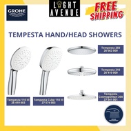 Grohe Tempesta 3 Spray Patterns Hand / Head Shower Chrome Color