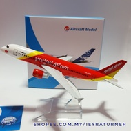 Vietnam Vietjet Air A320 Vietravel A321-200 Aircraft Model 16 cm Die-cast Metal Airplane