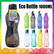 【Malaysia Spot Sale】1000ml Eco Bottle Flip Top 1L (1) Blue/Red/Black/Yellow/Green