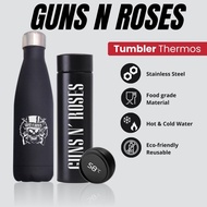 TERMOS GUNS N ROSES - TUMBLER THERMOS CUSTOM DESIGN LOGO GUNS N ROSES GNR