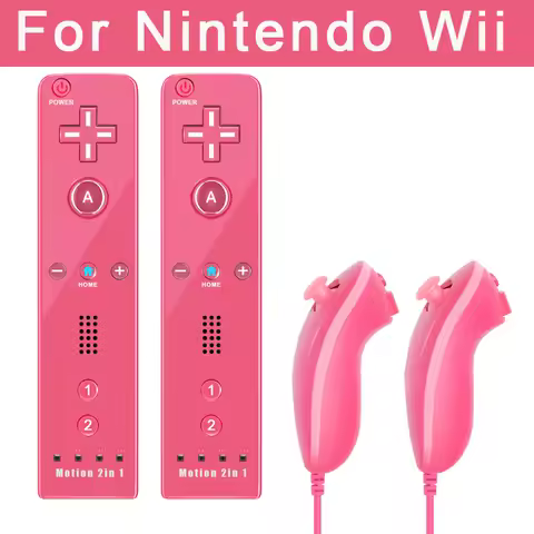 Compatible with Nintendo Wii & Wii U Game Gamepads Nunchuck Controller Joystick Gamepad Replacement 