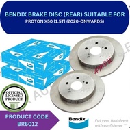 BENDIX GENUINE DISC BRAKE ROTOR (REAR) FOR PROTON X50 [1.5T] (2020-ONWARDS) (285MM)