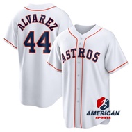Men's MLB Houston Astros Yordan Álvarez White Home Player Baseball Jersey