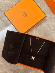 Hermes necklace mini pop h 淺藍