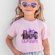 COD Witch Hunter Group Creative Printing 180G Combed Cotton Top Short Sleeve 3-12 Years Old Small Me