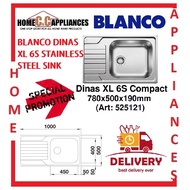 BLANCO DINAS XL 6 S STAINLESS STEEL SINK