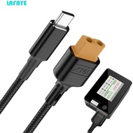 LAFAYE XT60 To Type-C Fast Charging Cable, PD2.0/QC2.0 Adapter Wire XT60 To Type-C Adapter Cable, 20