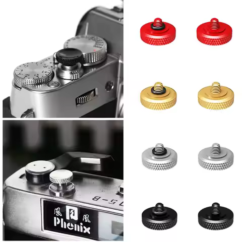 Concave Shutter Release Button For Nikon Zf Fujifilm X Half GFX100RF X-M5 X-E4 X-T50 X-T30 II X-T20 