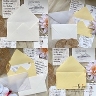 A6 ENVELOPE / VINTAGE ENVELOPE / Wedding INVITATION ENVELOPE Wedding Property Envelope keepsake reta