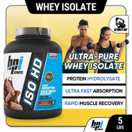 BPI Sports ISO HD, Ultra-Pure, 100% Whey Protein Isolate & Hydrolysate, Muscle Recovery, Weight Loss
