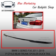 BMW 3 SERIES F30 2011-2019 P STYLE REAR TRUNK SPOILER DUCKTAIL ABS SKIRT LIP BODYKIT
