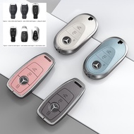 Mercedes Benz A/B/C/E/S/GLA/GLC/GLK 2023/2024/2025 Car Key Case Shell with Keychain Mercedes Benz gl