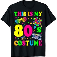 This Is My 80s Costume T-Shirt 80's 90's Party T-Shirt