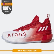 SEPATU BASKET ADIDAS ORIGINAL DAME 7 EXTPLY OPPONENT ADVISORY WHITE G