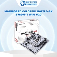 Mainboard Colorful Battle-AX B760M-T V20 | 2 ram Slots, 2 ARGB Ports, White,