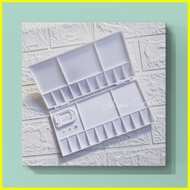 ♞White Plastic Folding Palette for Watercolor and Gouache