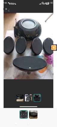 KEF 5.1 聲道 喇叭 重低音 組合
