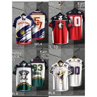NFL EAGLE AMIGO 10, NFL MIGHTYDUCKS 93, NFL SHARK CLO, NFL 57 (250 gsm LYCRA FABRIC) NFL4, NFL10, NF