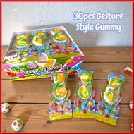 30pcs x8g Leanseng Gestule Style Gummy with bubble gum (HALAL)