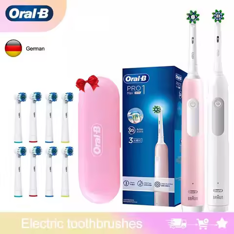 Oral B Pro1 Max 3D Intelligent Pressure Control 4 Operation Modes Sensor Rechargeable Electric Tooth