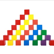 2cm Color Wooden Cube Soma Cube Paediatric Development Assessment Calculation Tool Educational Cube