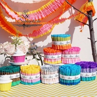 [SG] 3m Ruffled Crepe Paper Party Streamer | Crepe Paper Roll