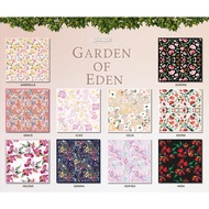 WAWA Scarves | Garden Of Eden Series [Free Brooch] Tudung Bawal | Cotton Voile | Bidang 46