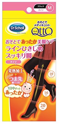 Dr.Scholl MediQtto 爽健 外出型 熱感纖腿褲襪