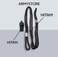 Tali kur satpam security kecil / talikur sumbu hitam + peluit