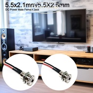 IOEFSGF69 Male Female Power Plug Connector, High Current 5.5x2.1mm 5.5X2.5mm DC Power Male Female Ja