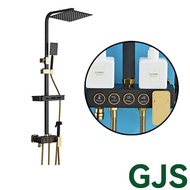 GJS Shower Set Home Shower Pressurized Shower Head ABS Shower