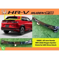 Honda HRV 2022 Spoiler HRV Spoiler Mugen Spoiler Material ABS gloss black