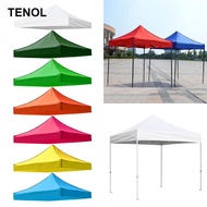 TENOL Replacement Canopy Tent Top Cover Beach Garden Gazebo Sun Shade White 3x3m