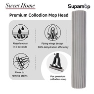 Supamop Premium Collodion Mop Head High Absorbent PVA Sponge Mop Refill 28.5cm Widen Mop Refill