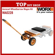 WORX WA0228 AEROCART WHEELBARROW WAGON KIT FOR WORX WG050