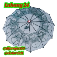 BUBU Payung Perangkap ikan udang Lubang 4 6 8 10 12 16 20 24