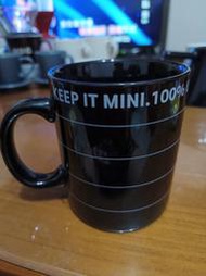 MINI COOPER 黑色線條馬克杯 直徑8.5公分*高10公分 陶瓷馬克杯 水杯 茶杯 咖啡杯 1130415