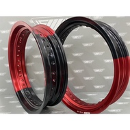 ROSSI SUMO RIMS SIZE 300 AND 350 X 17 INCH 36 HOLE ROSSI SUPERMOTO TWO TONE RIMS/