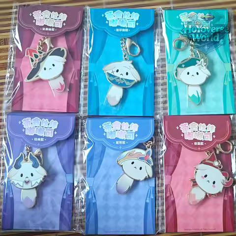 [Original] Genshin Impact Tea Party Companion Series Dodoco Metal Keychain Durin Nicole Alice Cospla