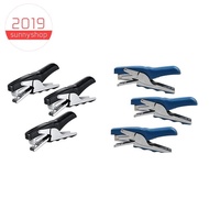 3 Pieces Heavy Duty Plier Stapler Office Stapler Hand Hold Stapler 50 Sheet Capacity Desk Stapler for Home School