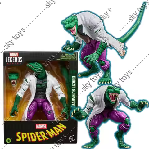 Marvel Legends Series - Lizard Spider-Man & Red She-Hulk Deluxe Action Figures Collectible Model Toy