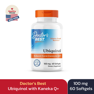 Ubiquinol with Kaneka Doctors Best 100 mg 60 softgels