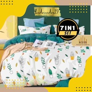 [HOT SELLING] PREMIUM 5D CADAR  CORAK 1000TC 7 IN 1 FITTED BEDSHEET WITH COMFORTER (Queen/King)