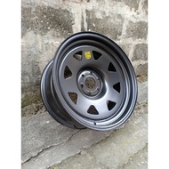 ☽17x8 6x114.3 Nissan Navara &amp; Terra Roh Offroad Steel Rims