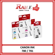 [ORIGINAL] Canon PGI-780 PGI 780 / CLI-781 CLI 781 Black Cyan Magenta Yellow Photo Blue Ink Cartridg