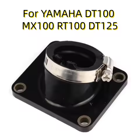 Motorcycle Carburetor Interface Adapter Intake Manifold For Yamaha MX100 DT100 DT125 MX100 RT100 77-