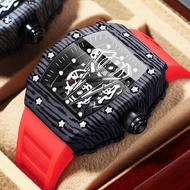 BINBOND B8577 Men Quartz Watch Hollow Waterproof Sports Wristwatches -4