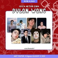 [PHOTO SLIDE TO CHOOSE VARIATION] CHINESE ACTOR WANG HEDI DYLAN WANG SELCA FANMADE