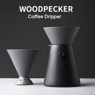 Ceramic Household Hand Drip V60 Coffee Set with Filter Brewing Device Sharing Coffee Pot Coffee Maker with Separate Stand