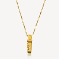 999 Gold Bamboo Necklace Set